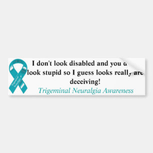 Not all disabilities are visible... bumper sticker
