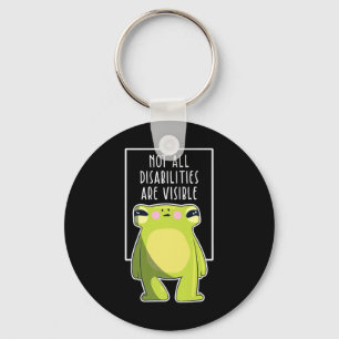 Not All Disabilities Are Visible Frog Handicap Awa Key Ring