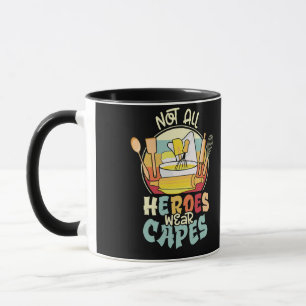 Not All Of Heroes Wear Capes School Lunch Lady Mug