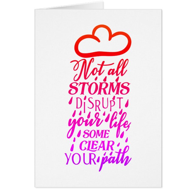 Not All Storms (Front)