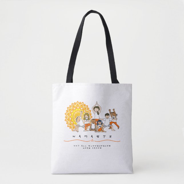 Not all superheroes wear capes - Yoga teacher - Tote Bag (Front)