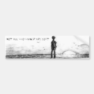 Not All Who Wander Are Lost Bumper Sticker