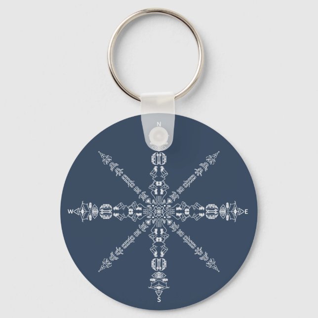 Not all who wander are lost. Hidden Words Key Ring (Front)
