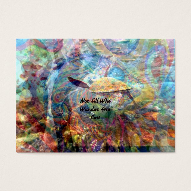 Not All Who Wander Are Lost Inspirational Quote (Front)