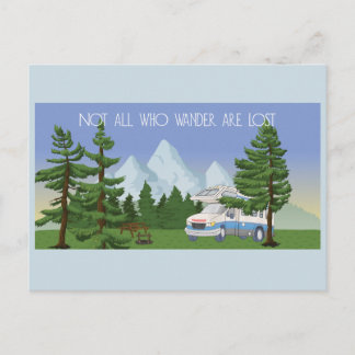 Not All Who Wander Are Lost Postcard