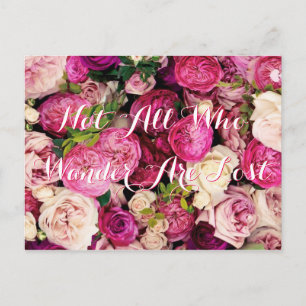 Not All Who Wander Postcard