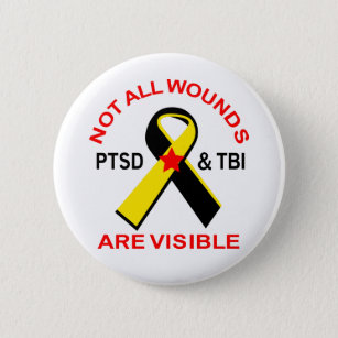 Not All Wounds 6 Cm Round Badge