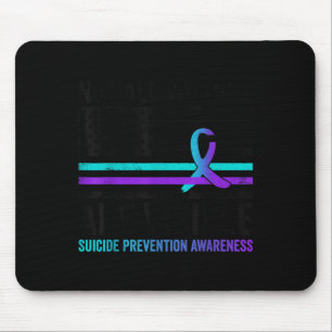 Not All Wounds Are Visible American Flag Suicide P Mouse Mat