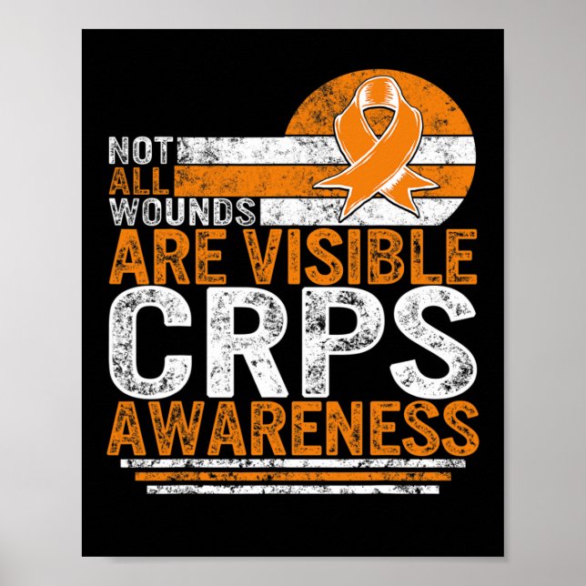 Not All Wounds Visible Complex Regional Pain Syndr Poster (Front)