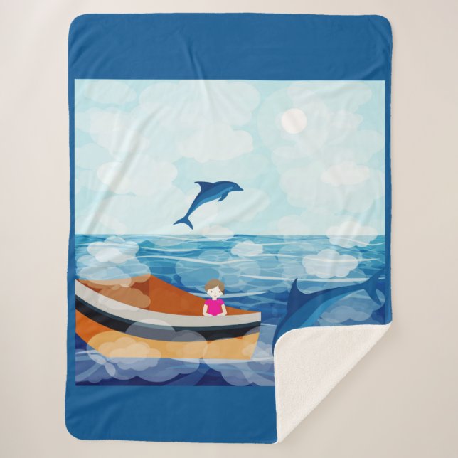 not alone sherpa blanket (Front)