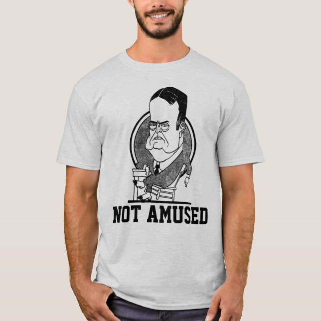 NOT AMUSED MEN'S T-Shirts (Front)