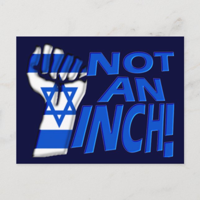 Not an Inch Postcard (Front)