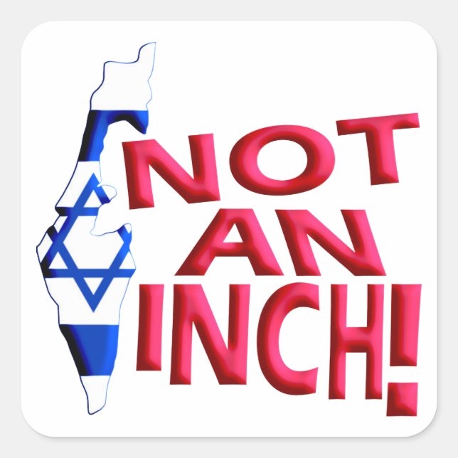 Not an Inch Square Sticker (Front)