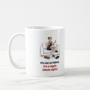 Not an Injury Just a Niggle Funny Runner Mug