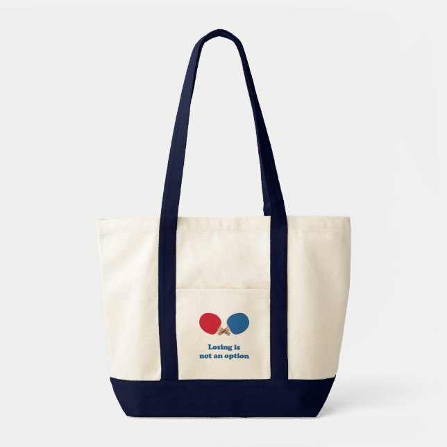 Not an Option Ping Pong Tote Bag (Front)