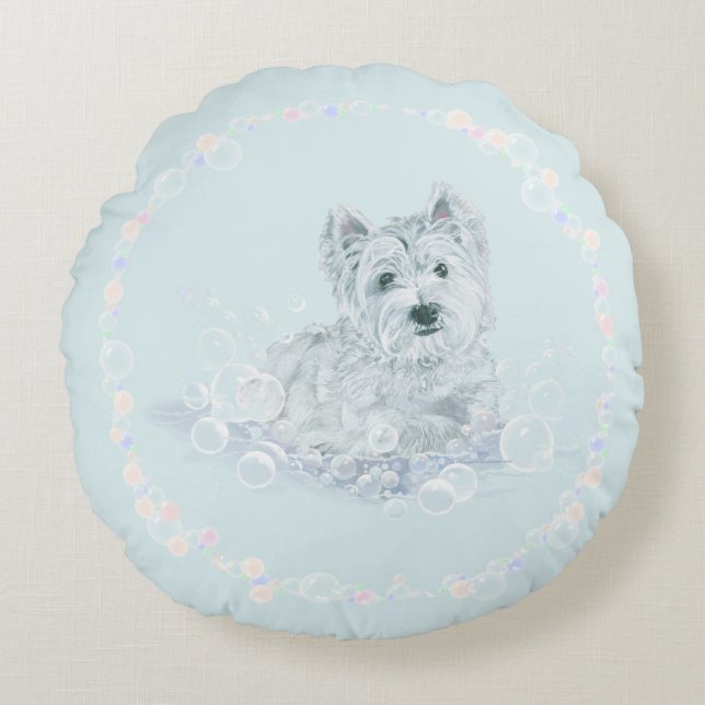 Not Another Bath Round Cushion (Front)