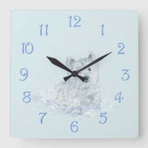 Not Another Bath Square Wall Clock