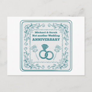 Not another wedding anniversary postcard