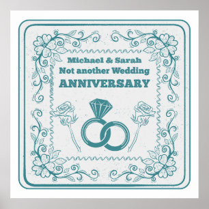Not another wedding anniversary poster
