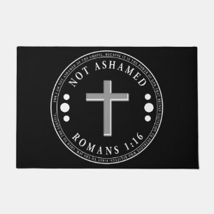Not Ashamed Christian Gospel Doormat