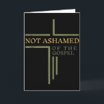 Not Ashamed Of The Gospel Tank Top  Card<br><div class="desc">Not Ashamed Of The Gospel Tank Top</div>