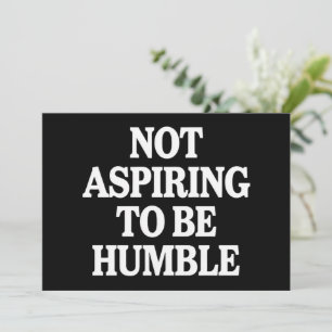 Not Aspiring to Be Humble Kamala Harris Feminist  Invitation