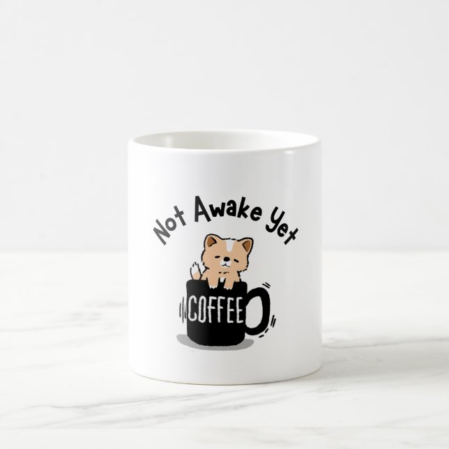 Not Awake Yet Coffee Lover  Mug (Center)