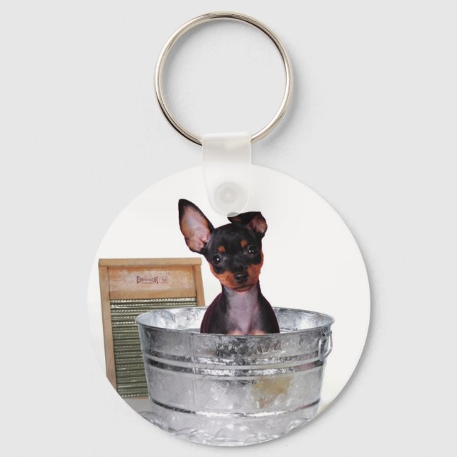 Not bath time again key ring (Front)