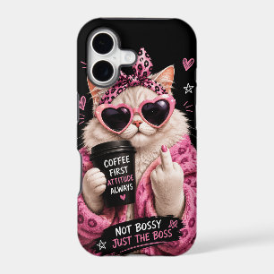 Not Bossy Just the Boss Cat iPhone Case