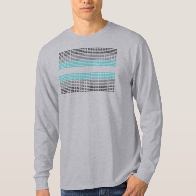 "Not Cis" Demiboy Flag T-Shirt (Front)
