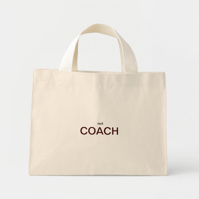 not coach mini tote bag (Front)