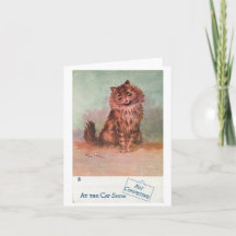 Not Competing @ The Cat Show by Louis Wain