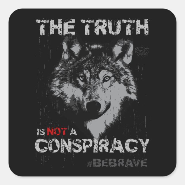 Not Conspiracy Square Sticker (Front)