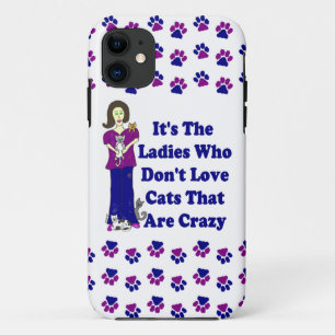 (Not Crazy) Cat Lady iPhone 5 Cases