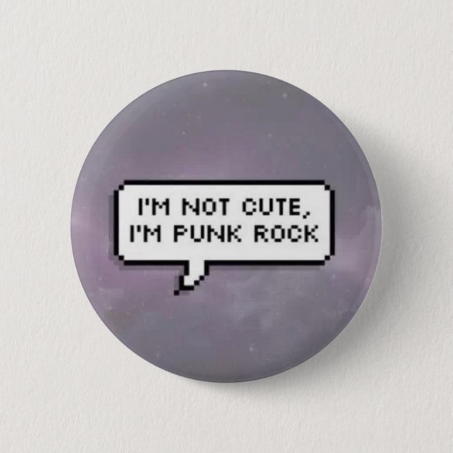 Not Cute Button (Front)