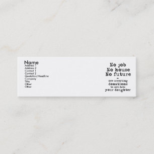 Not Date Your Daughter Donations Profile Card