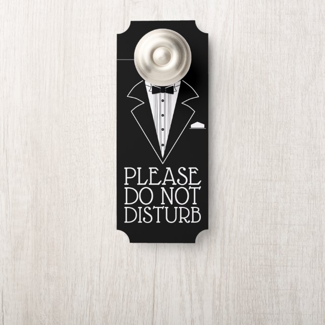 not disturb door hanger (On Knob)