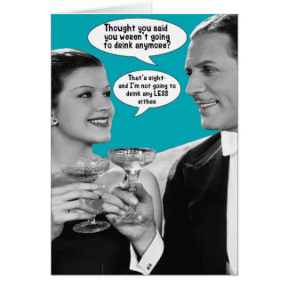 Not drink any more