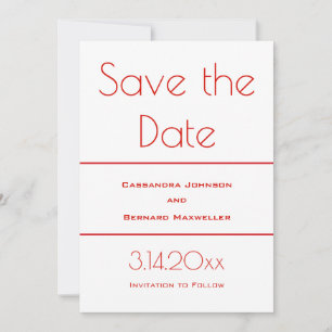 Not Eloping Wedding set Save the Date