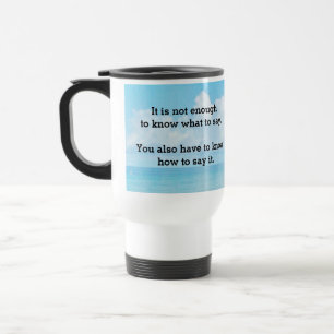 "Not Enough" Insulated Mug