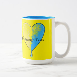 Not Enough Tears Two-Tone Coffee Mug