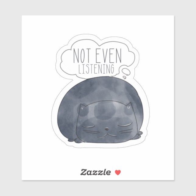Not Even Listening Kitty (Sheet)