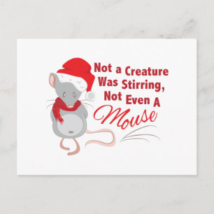 Not Even Mouse Postcard