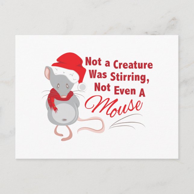 Not Even Mouse Postcard (Front)