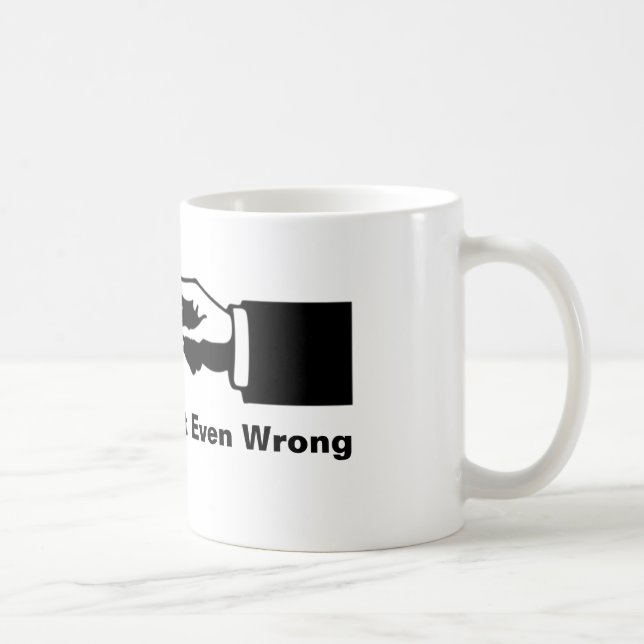 Not Even Wrong Coffee Mug (Right)