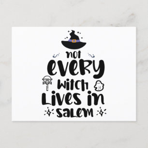 Not Every Witch Lives in Salem Postcard