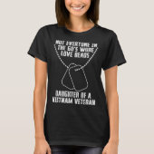 Not Everyone In The 60s Wore Love Beads Daughter T-Shirt (Front)