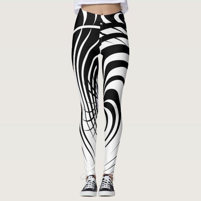 NOT EVERYTHING IS BLACK & WHITE LEGGINGS (Front)