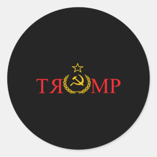 Not Fake News Trump Russia 1 Classic Round Sticker