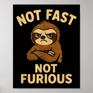 Not Fast Not Furious, Funny Sltoh  Poster
